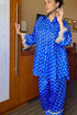 Stylish Blue Pakistani Kurta Set